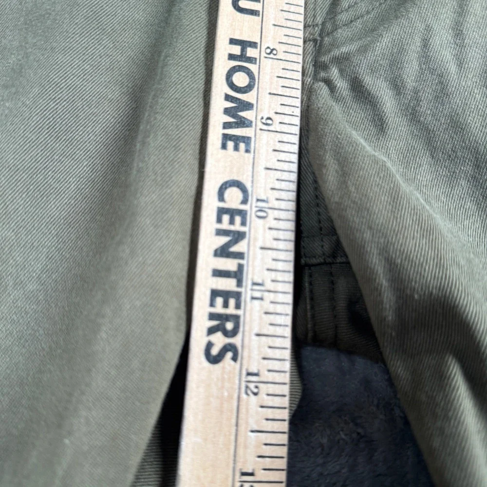 Banana Republic Stretch Pants‎ Mens 31R Khaki Brown Button Fly Y2K Casual